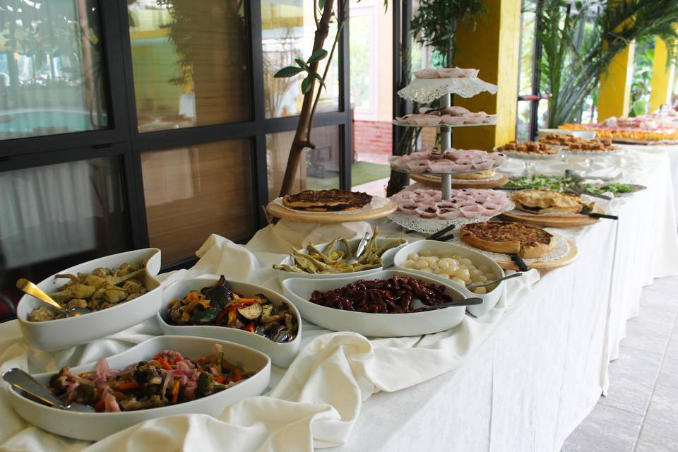 Buffet di antipasti