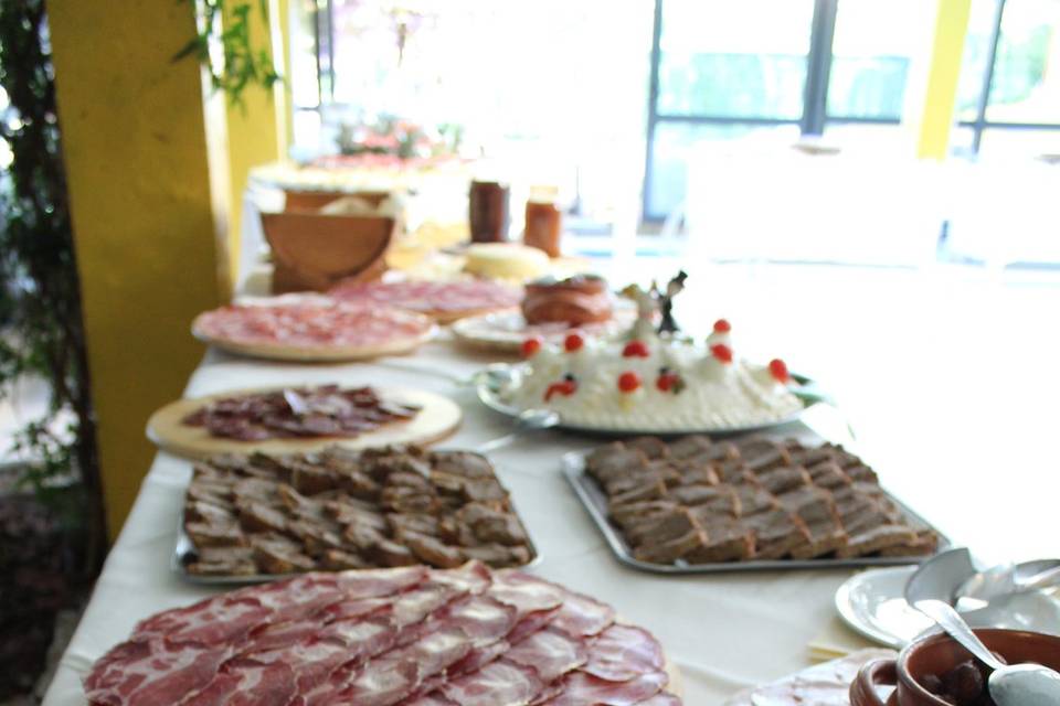 Buffet di antipasti