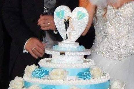 Cake topper sposi