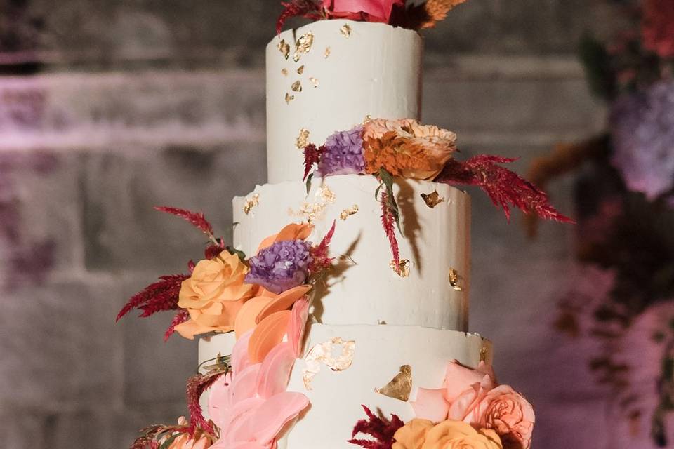 La Torta meravigliosa colorata
