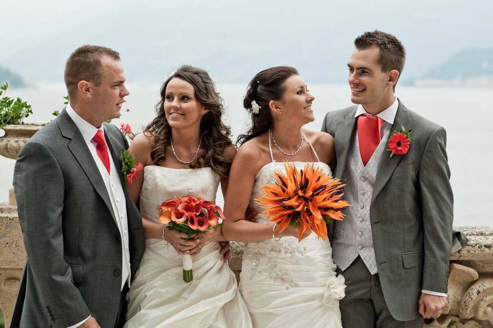 British Bride  - Lake Como