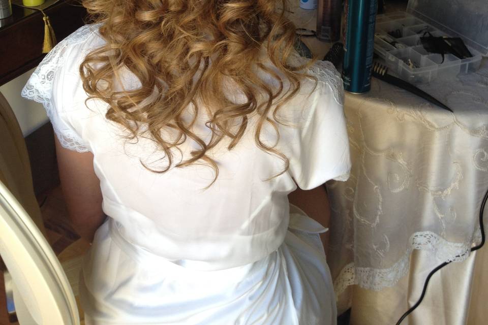 Acconciatura sposa extension