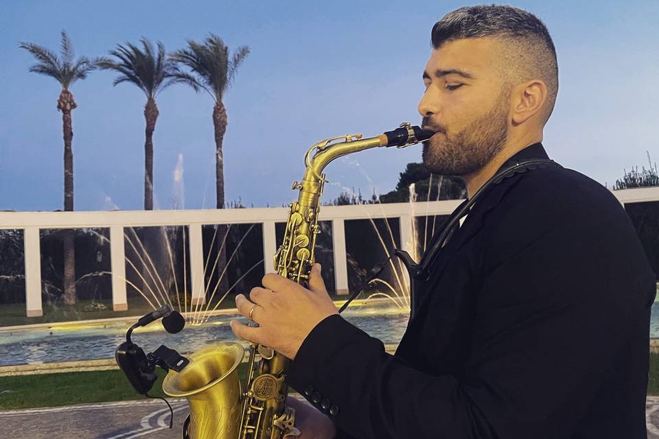 Taglio Torta,sax, sassofonista