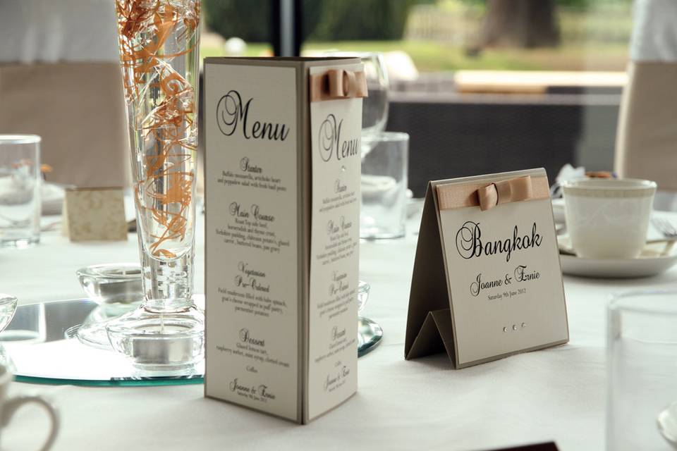 Wedding Menu