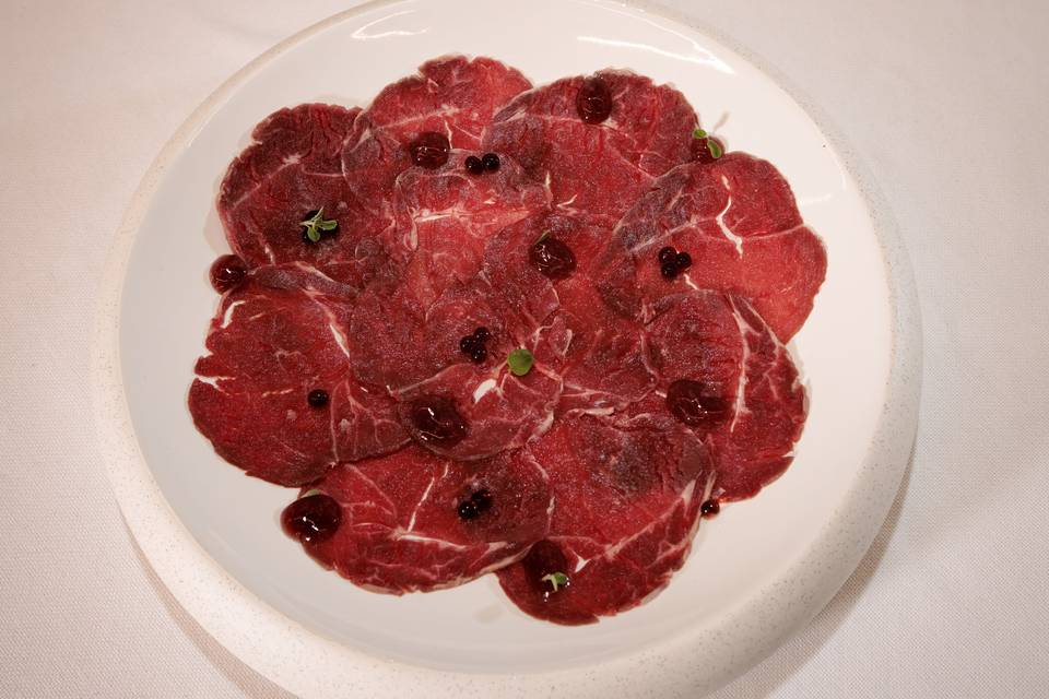 Carpaccio di cervo