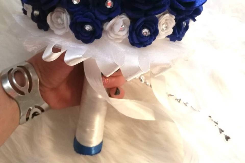 Bouquet blu da lancio