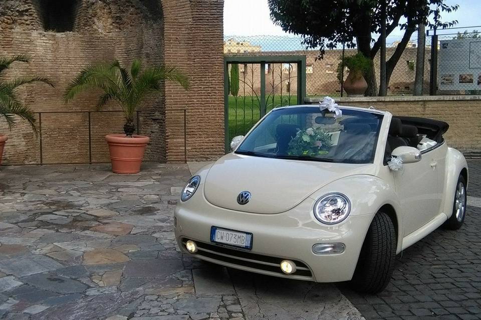 New Beatle Cabrio bianco panna