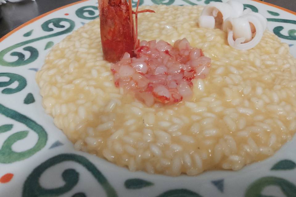 Risotto gambero rosso mazzara
