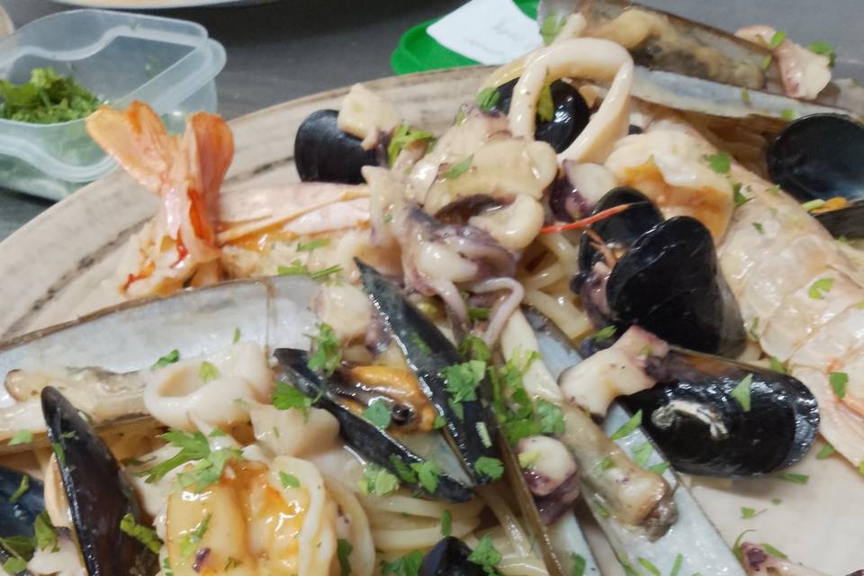 Spaghetti scoglio
