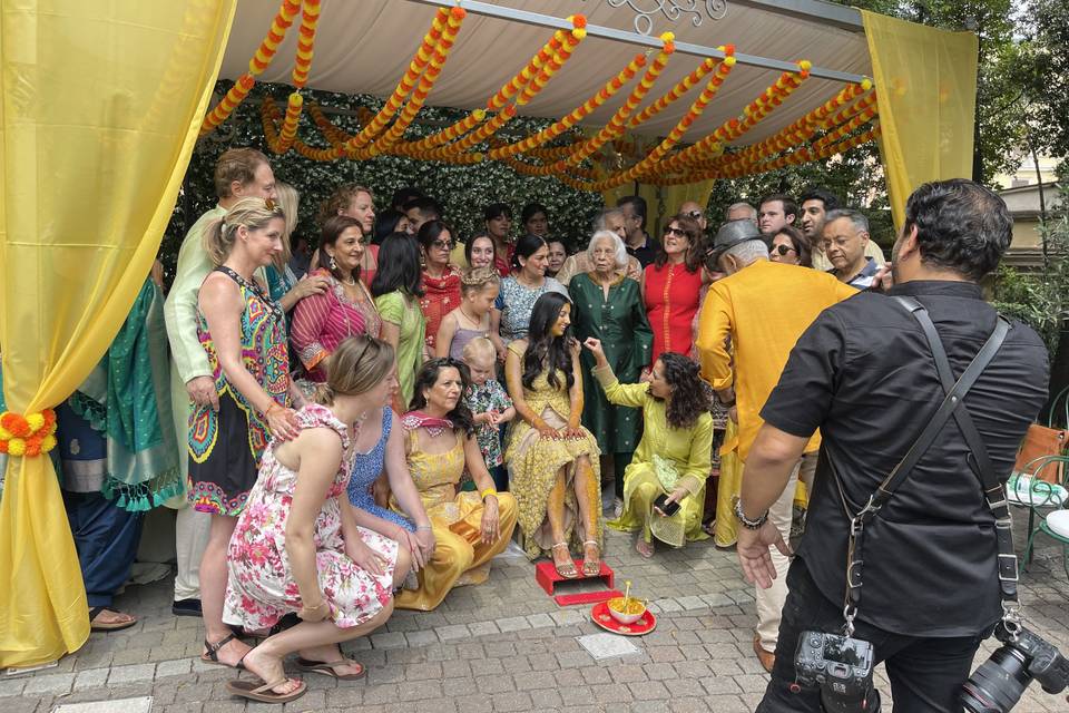 Haldi celebration