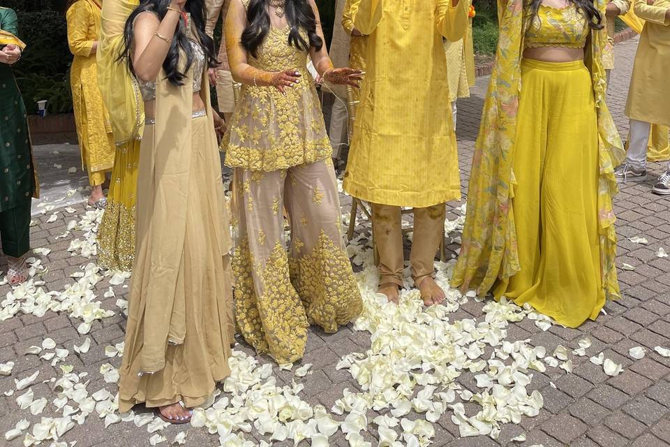 Haldi celebration