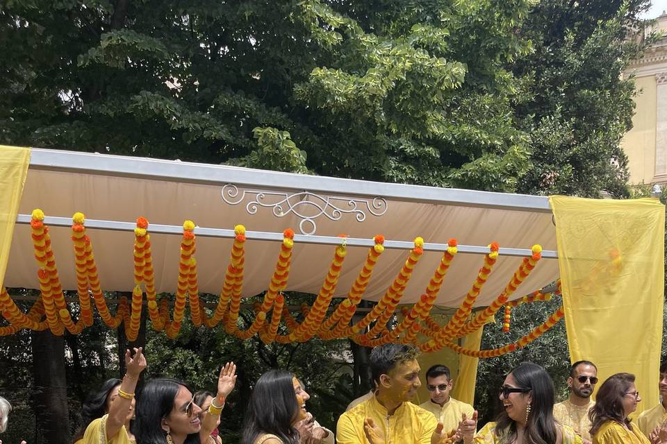 Haldi celebration