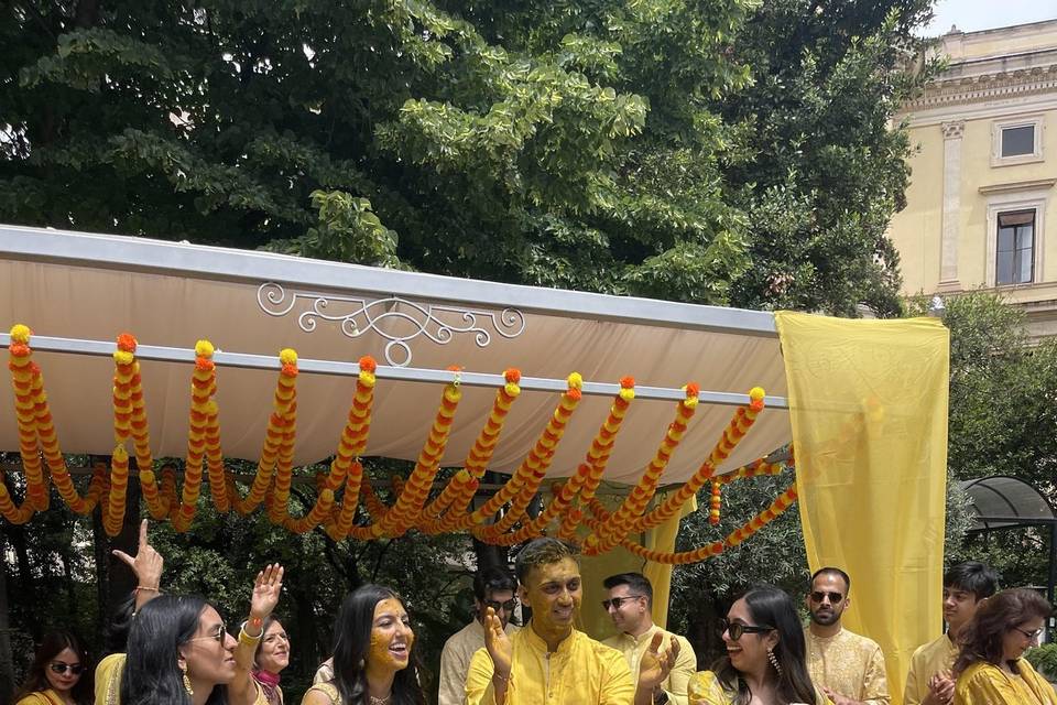 Haldi celebration