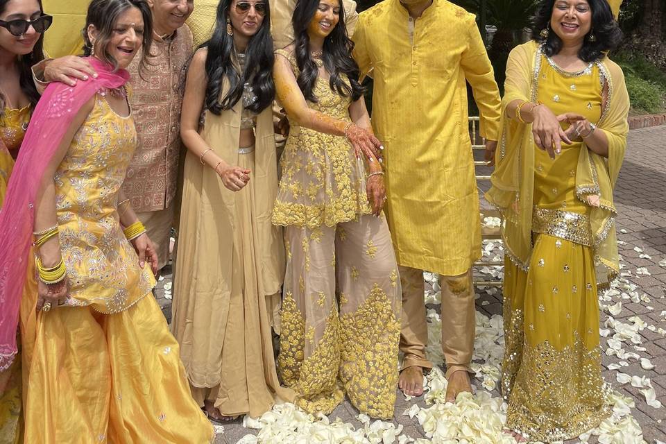 Haldi celebration