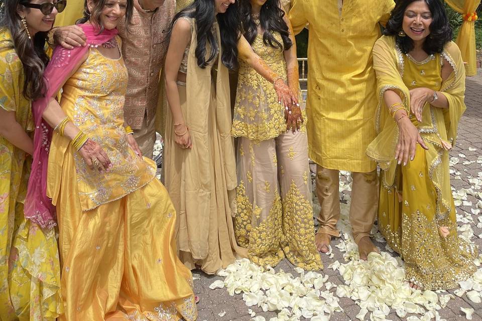Haldi celebration