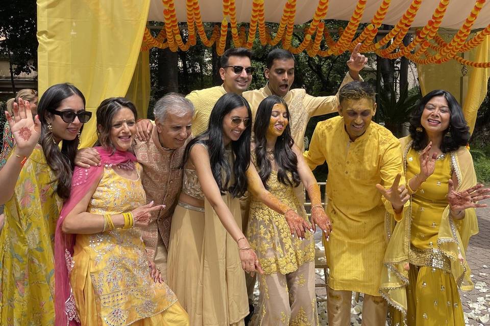 Haldi celebration