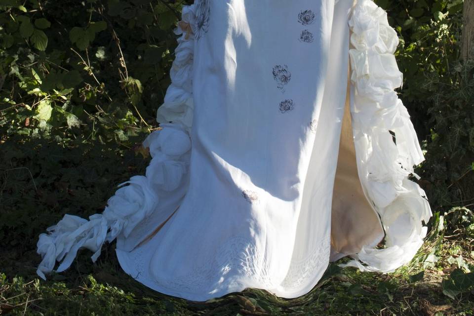 Abito Sposa Dipinto eco