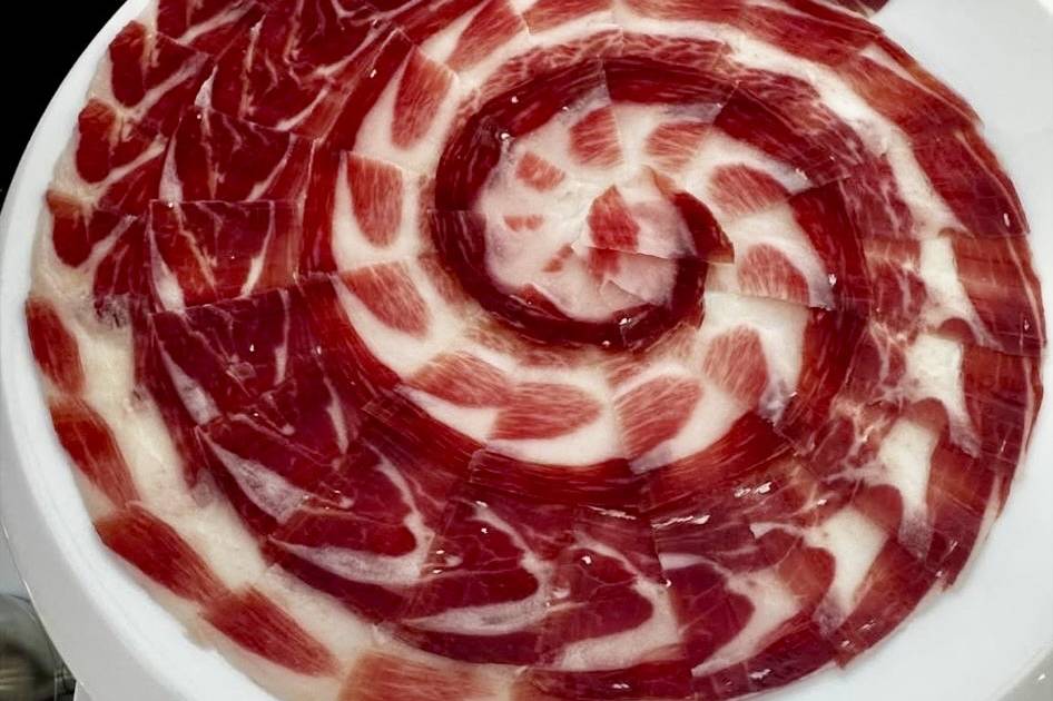 Piatto di jamón