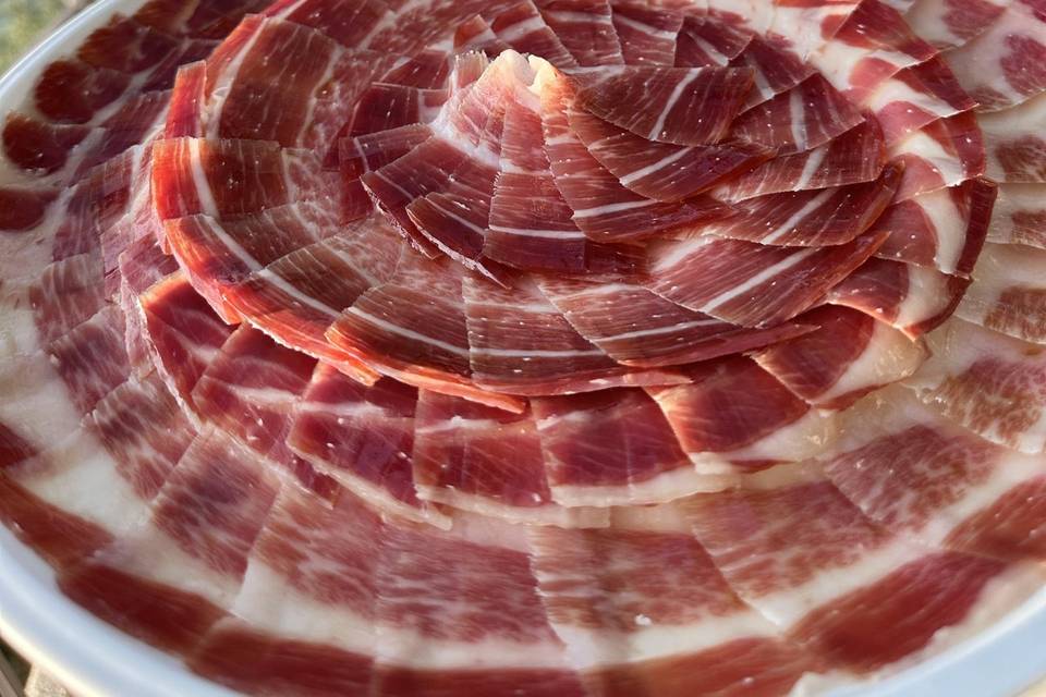 Piatto di jamón
