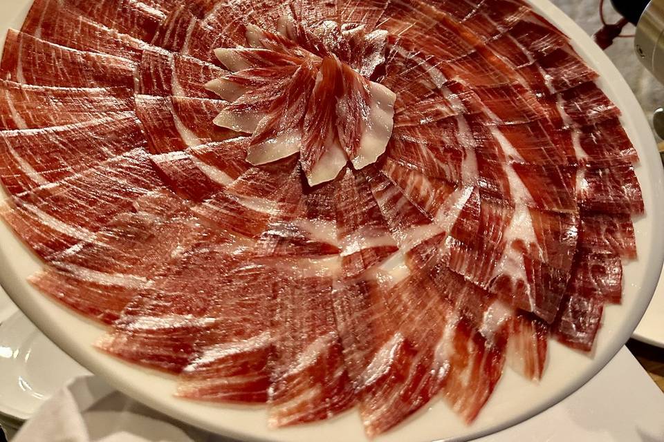 Piatto di jamón