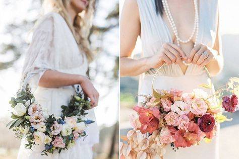 Hoop bouquet