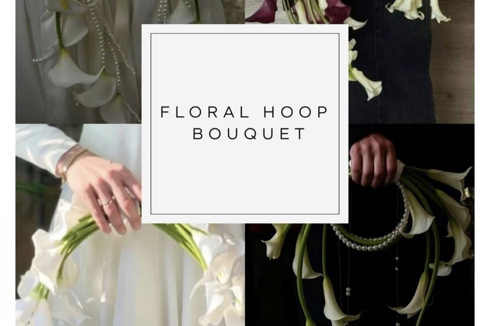 Hoop bouquet