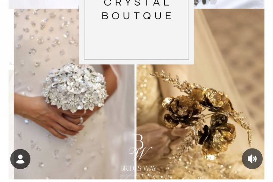 Bouquet di cristallo