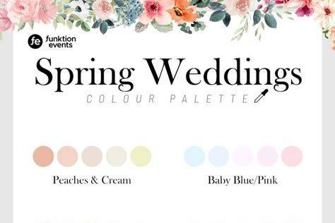 Spring Wedding colours
