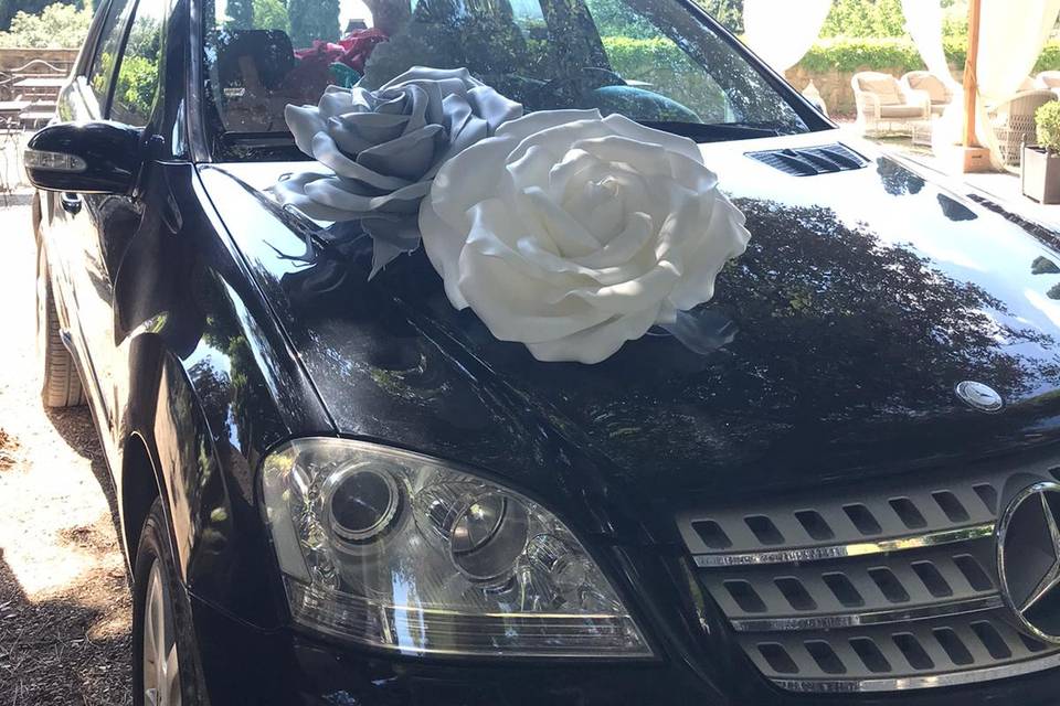 Decoro auto sposa