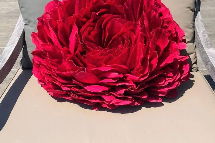 Peonia rossa gigante