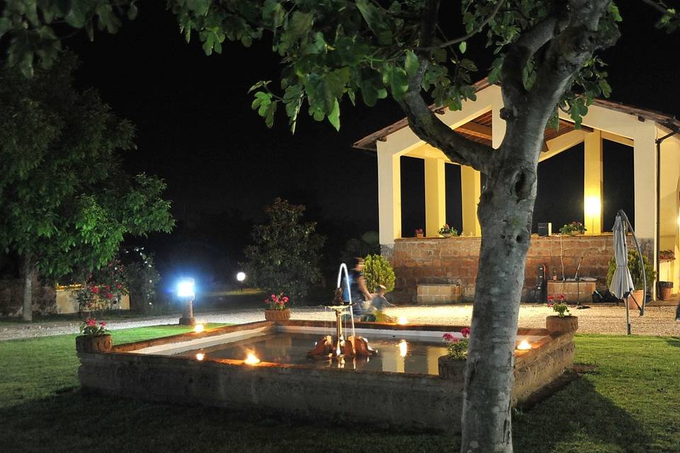 La Jacuzzi in giardino