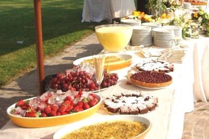 Buffet di dolci sulla Terrazza