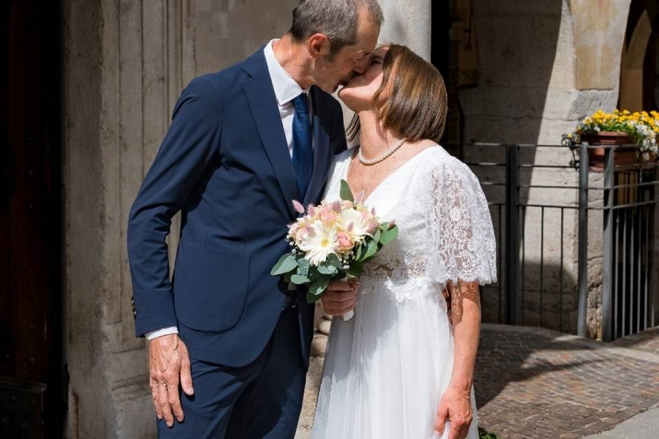Arrivo della sposa in comune