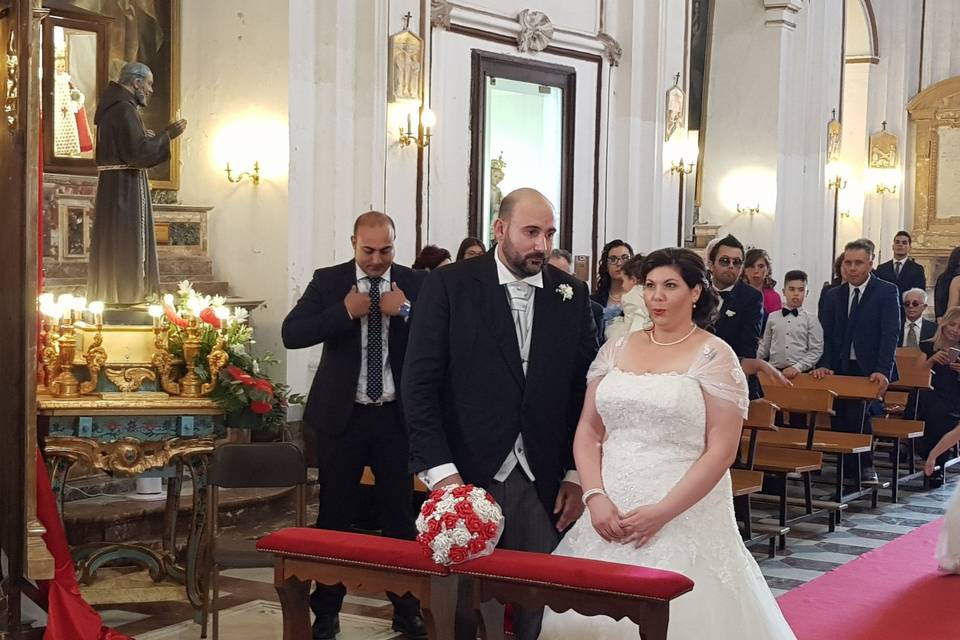 Sposi Angelo e Lucia