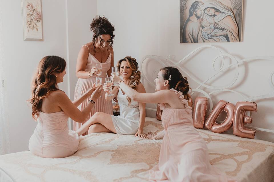 Preparazione sposa