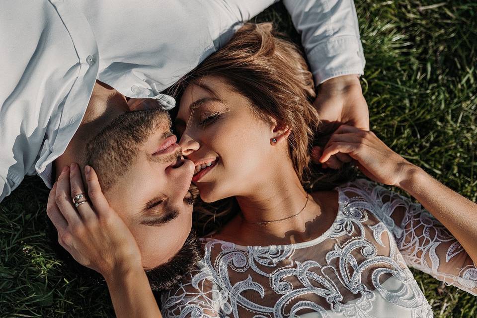 Portrait wedding