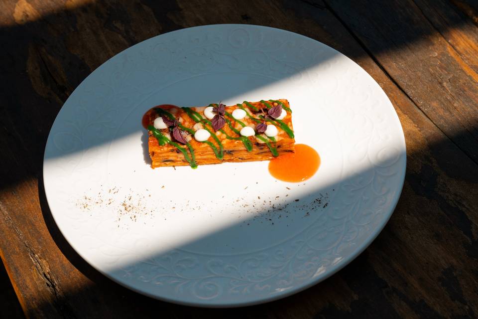 Millefoglie di melanzana