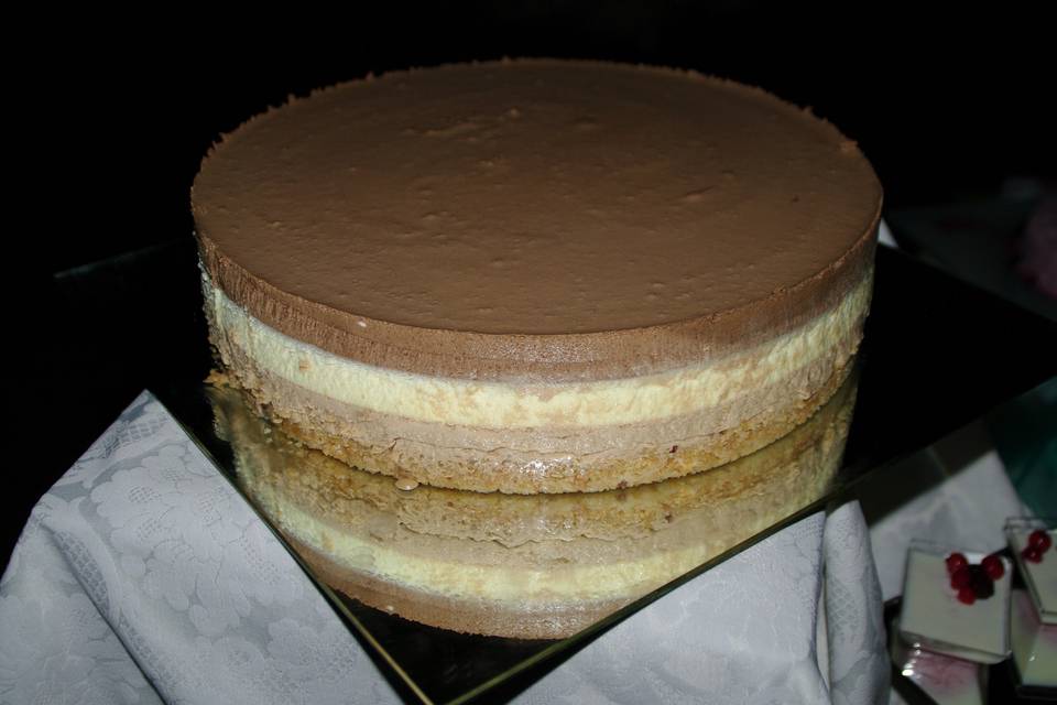 Cheesecake ai 3 cioccolati