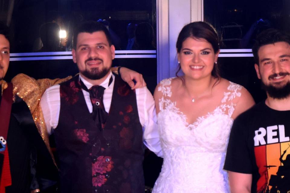 Foto con gli sposi