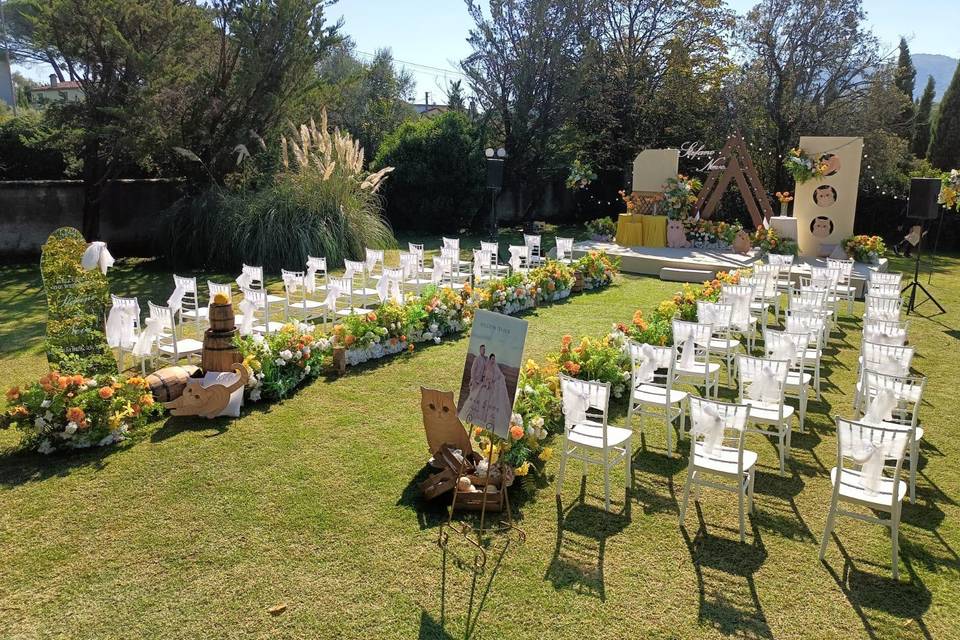 Matrimonio in villa