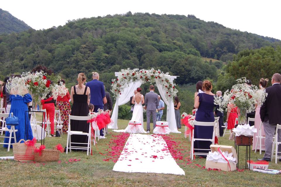 Nozze al Landin gate