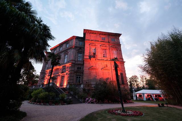 Castello illuminato