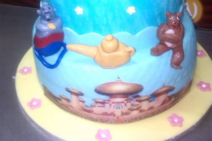 Torta Aladino e Jasmine