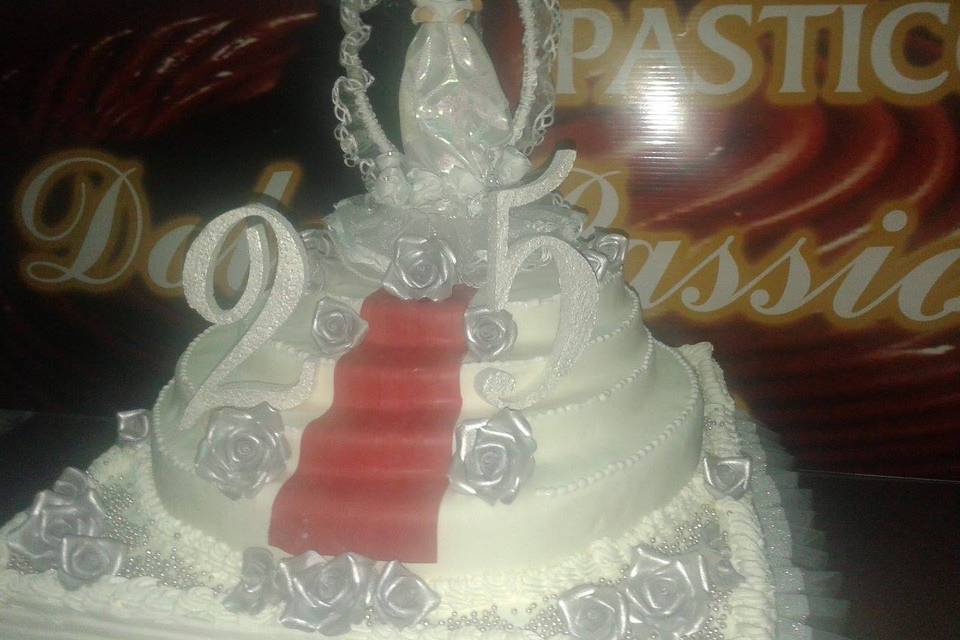 Torta 25° anniversario