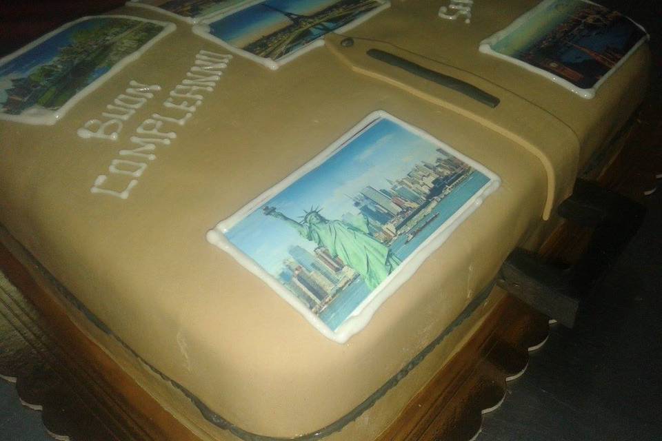 Torta tema Viaggio