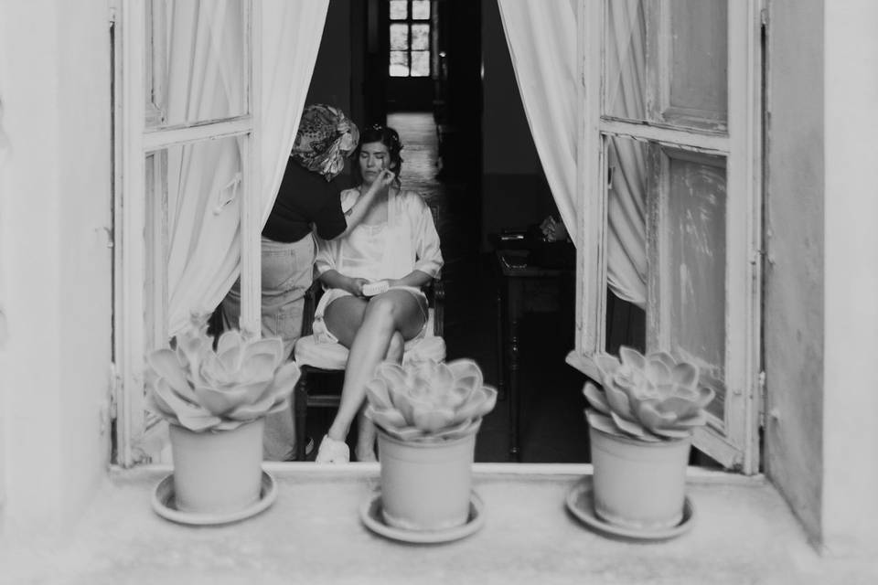 Preparazione sposa