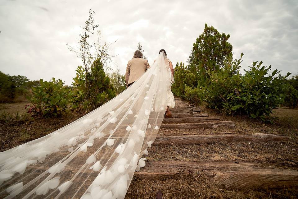 Arrivo sposa in chiesa