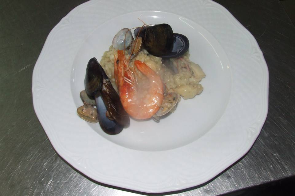 Risotto con frutti di mare