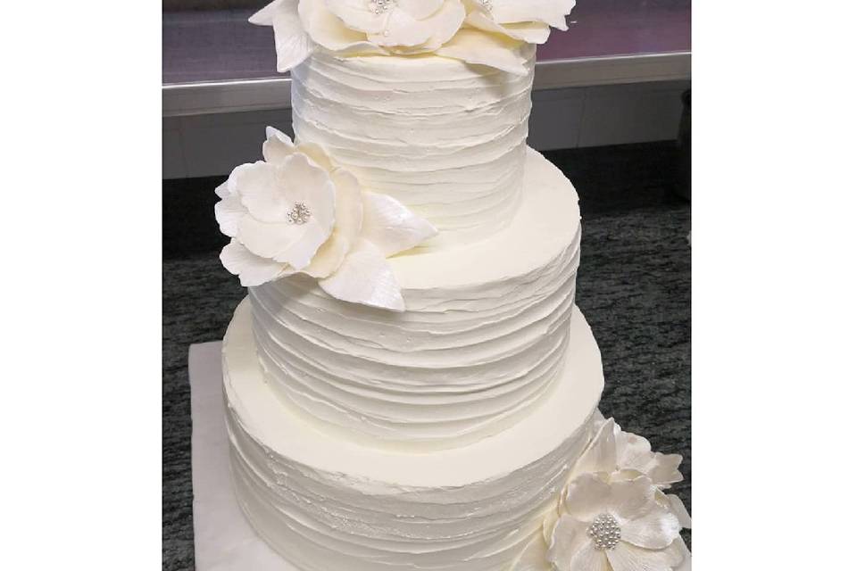 Wedding cake spatolata rigata