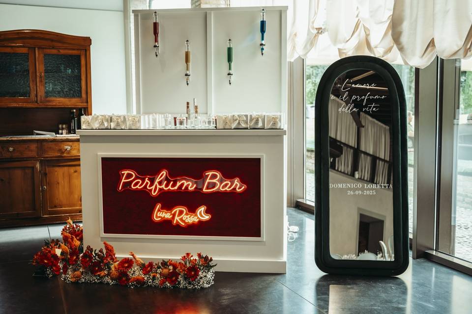 Bancone parfum bar